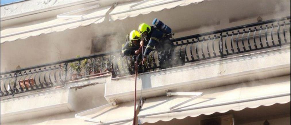 Ριζούπολη: Φωτιά σε διαμέρισμα 