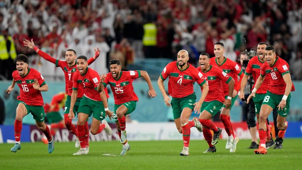 Μουντιάλ 2022 - Μαρόκο - Ισπανία - πανηγυρισμοί