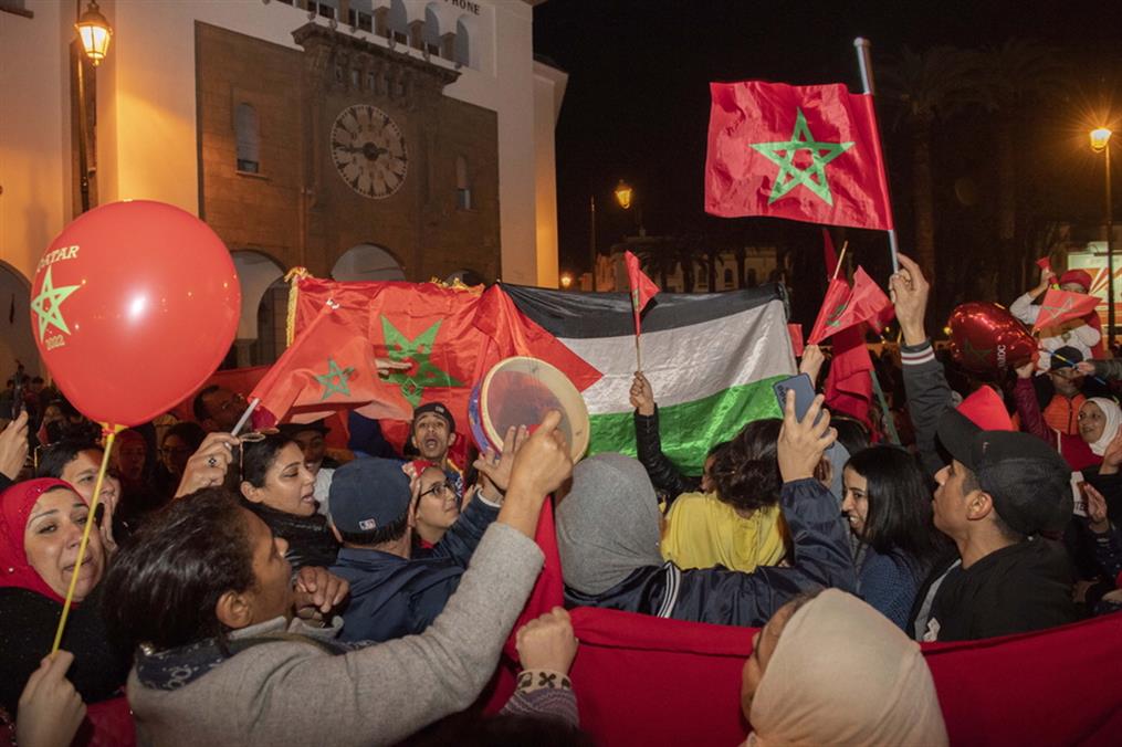 Μουντιάλ 2022 - Μαρόκο - Ισπανία - πανηγυρισμοί