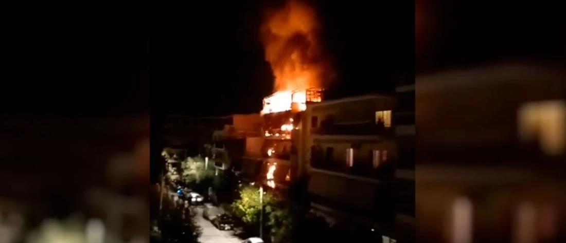 Πατήσια: Νεκρή από φωτιά σε διαμέρισμα - Συγκλονιστικό βίντεο ντοκουμέντο