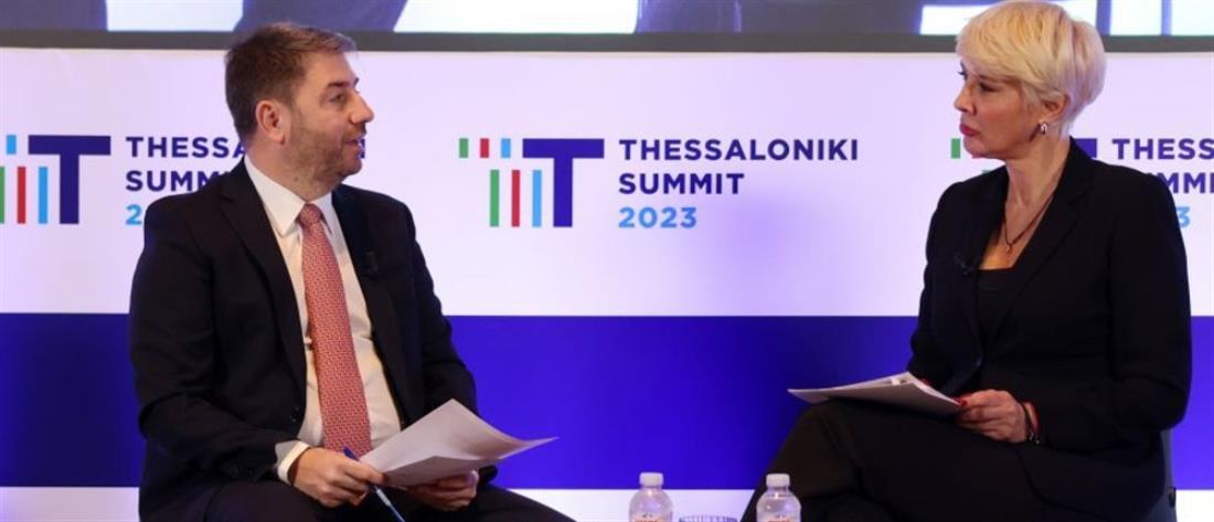 Ανδρουλάκης στο Thessaloniki Summit: Ανανέωση του ΠΑΣΟΚ από τα σπλάχνα
