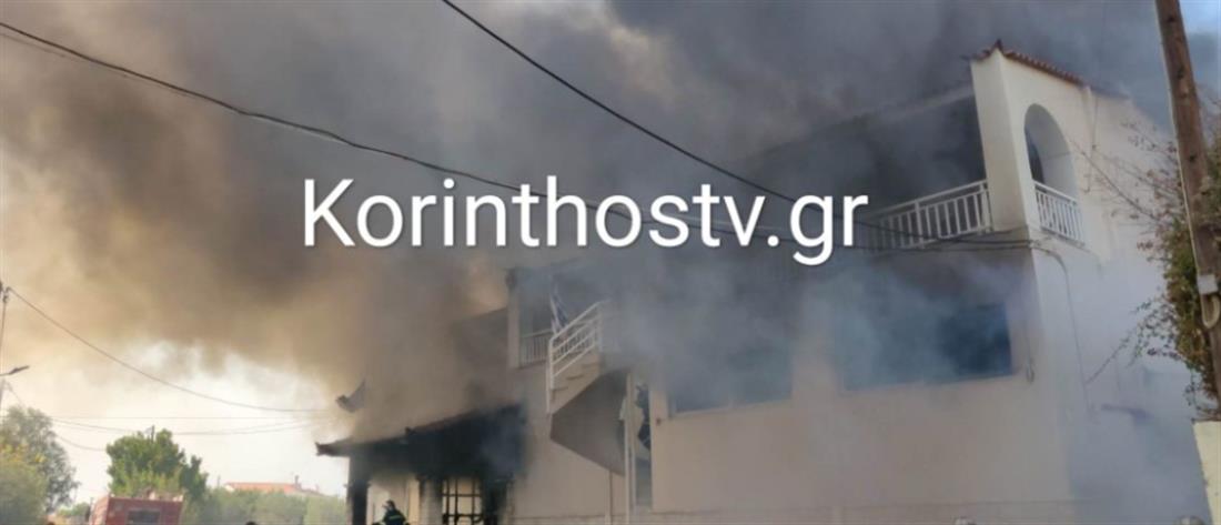 Κόρινθος: Φωτιά και εκρήξεις σε εστιατόριο (βίντεο)