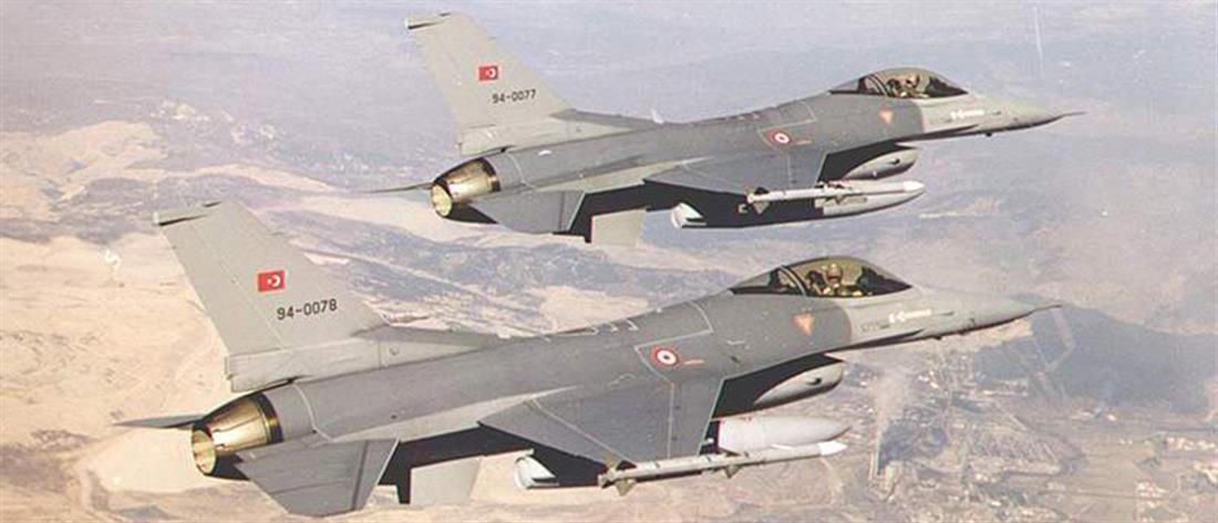 Υπέρπτηση από τουρκικά F-16 πάνω από το Αγαθονήσι