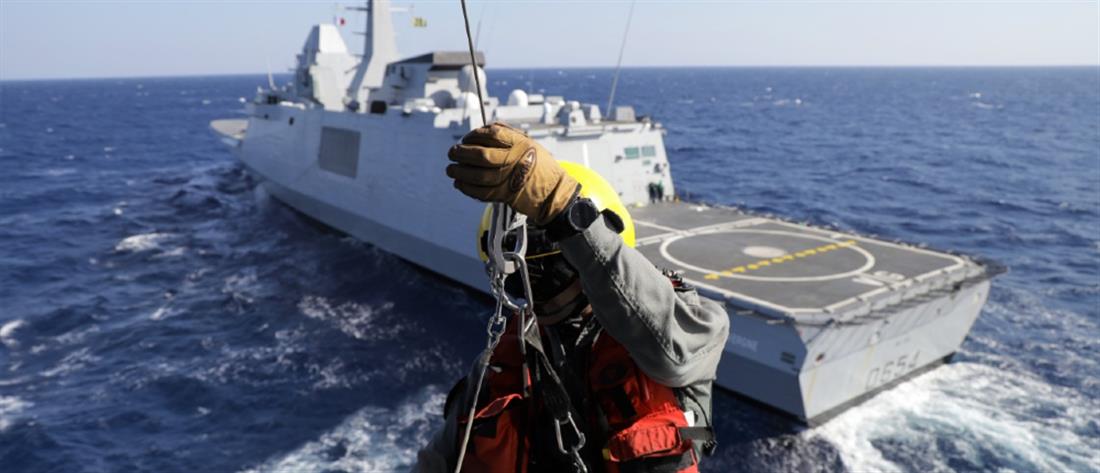 Πολεμικό Ναυτικό: Εντυπωσιακή άσκηση Ελλάδας - Κύπρου - Ιταλίας - Γαλλίας (βίντεο)