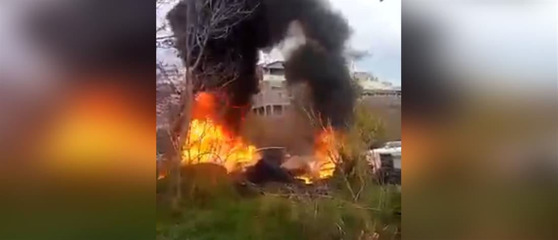 Θεσσαλονίκη: Φωτιά σε αυτοκίνητο – “Συναγερμός” για εκρήξεις (εικόνες)