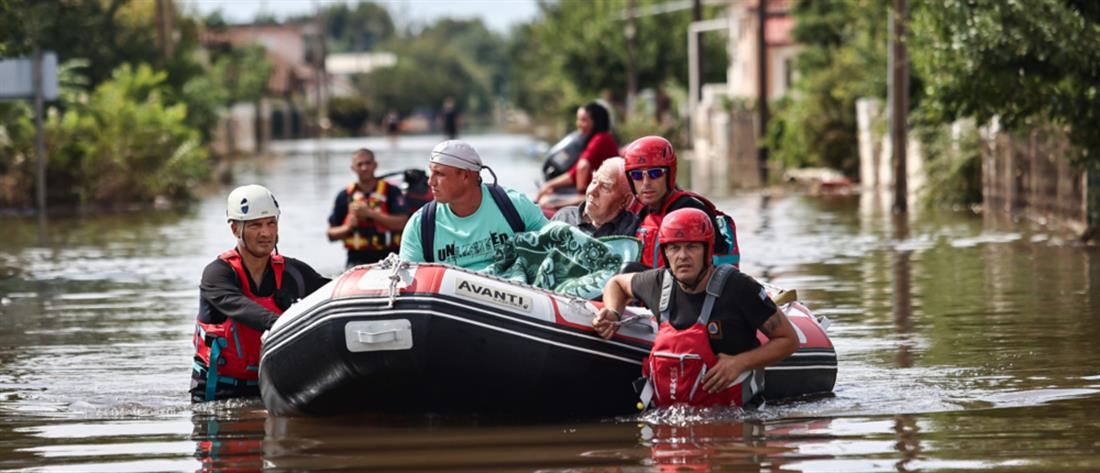 Κακοκαιρία “Daniel” - Καρδίτσα: Συνεχείς απεγκλωβισμοί από τα πλημμυρισμένα χωριά (εικόνες)