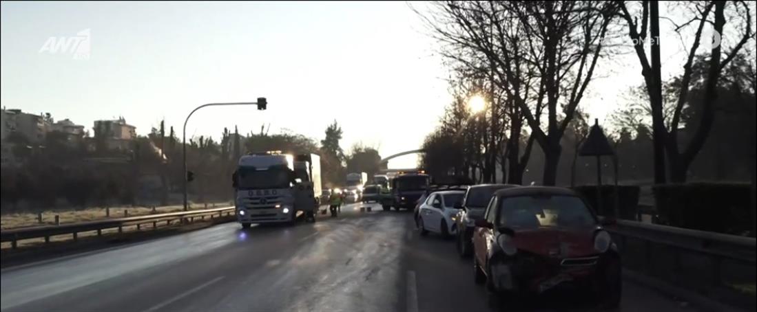 Τροχαίο - Θεσσαλονίκη: Καραμπόλα πέντε οχημάτων