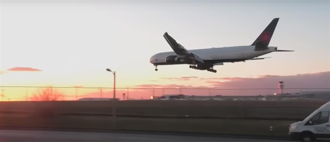Καναδάς: αεροσκάφος έδωσε... “μάχη” για να προσγειωθεί (βίντεο)
