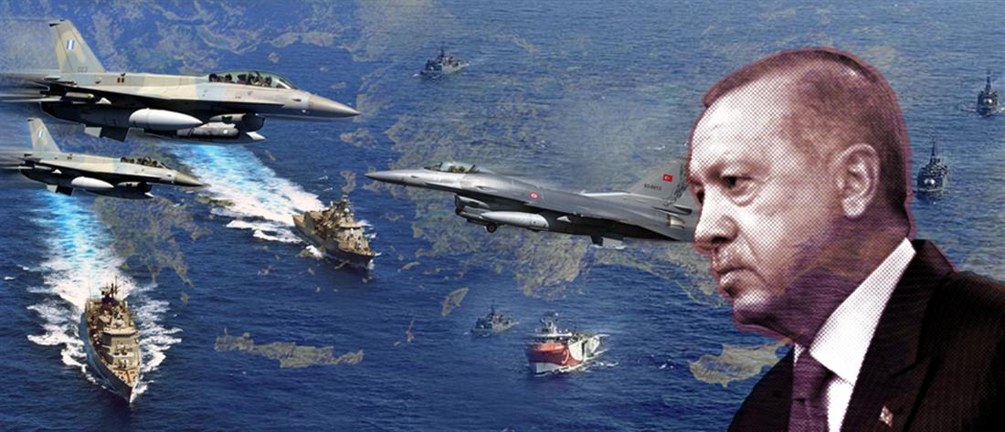 Ερντογάν: Βυθίστε ελληνικό πλοίο ή καταρρίψτε μαχητικό