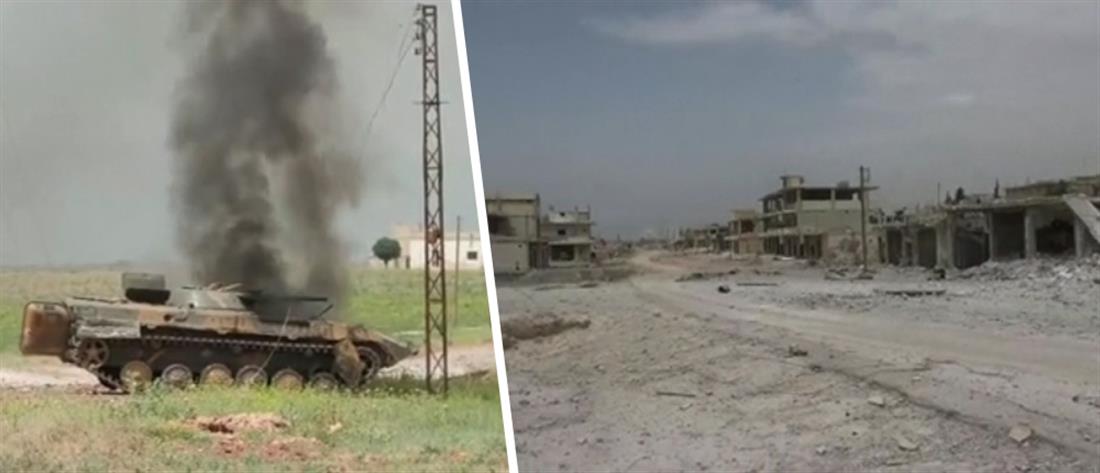 Συρία: η στιγμή που τηλεοπτικό συνεργείο δέχεται επίθεση (βίντεο)