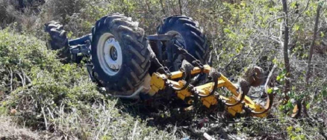 Νεκρός ο αγρότης που καταπλακώθηκε από τρακτέρ