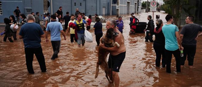 Βραζιλία – πλημμύρες: Εκατόμβη νεκρών στο Ρίο Γκράντε