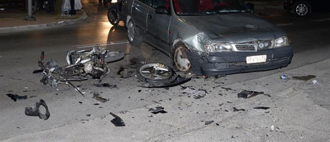Τροχαίο στον ΒΟΑΚ με νεκρή συνεπιβάτη μοτοσικλέτας (εικόνες)