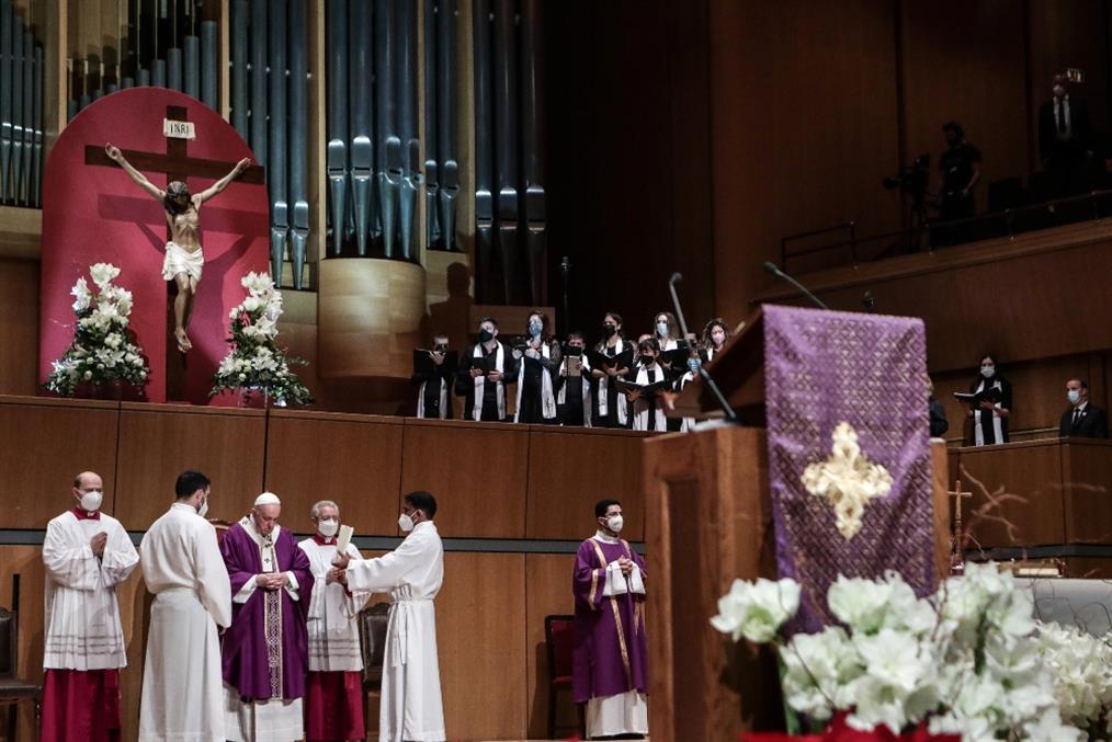 Λειτουργία - Πάπας Φραγκίσκος - Μέγαρο Μουσικής