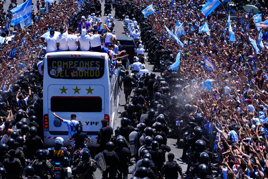 Αργεντινή - Μπουένος Άιρες - πανηγυρισμοί - Μουντιάλ