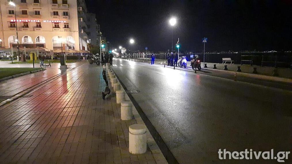 Θεσσαλονίκη - άδειοι δρόμοι - απαγόρευση κυκλοφορίας