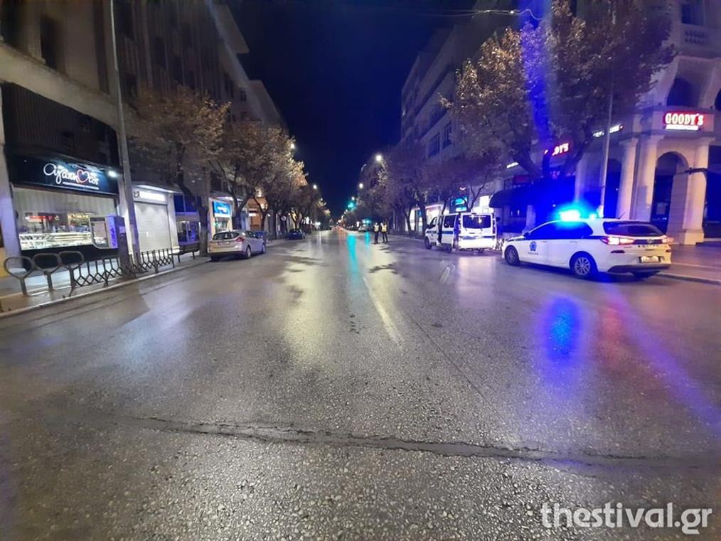 Θεσσαλονίκη - άδειοι δρόμοι - απαγόρευση κυκλοφορίας