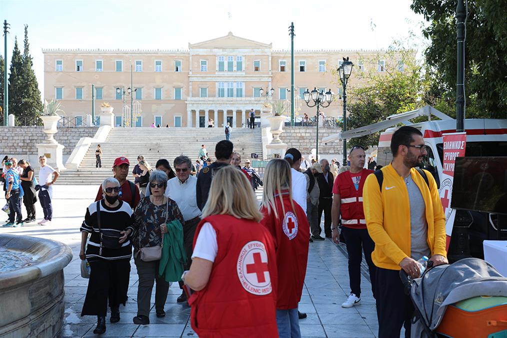 Ελληνικός Ερυθρός Σταυρός - Σακχαρώδης Διαβήτης - Πλατεία Συντάγματος