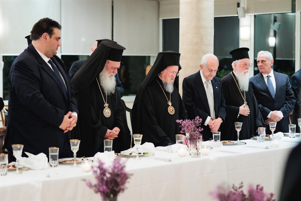 Αθηναικη Λεσχη: Δείπνο προς τιμήν του Οικουμενικου Πατριαρχη