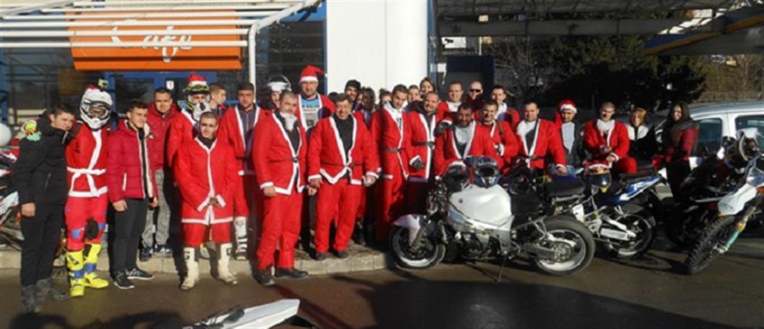 Moto Santa Clause: Αη Βασίληδες μοτοσικλετιστές για καλό σκοπό