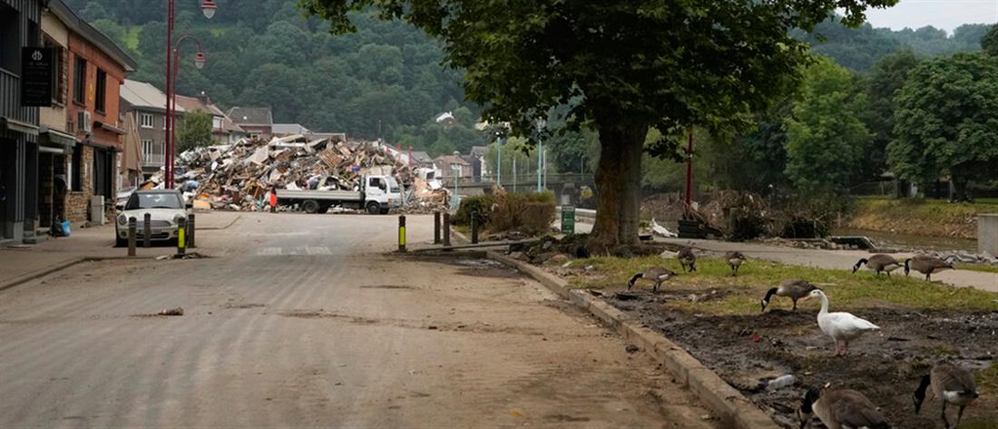Βέλγιο: Καταστροφικοί χείμαρροι παρέσυραν τα πάντα (εικόνες)