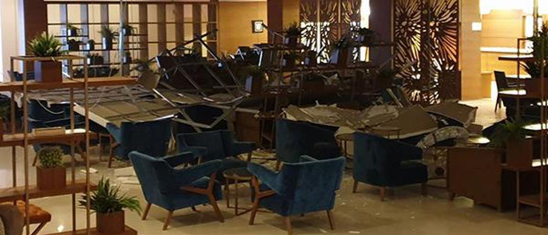 Κατεχόμενα: Πανικός σε ξενοδοχείο από διαδοχικές εκρήξεις (εικόνες)