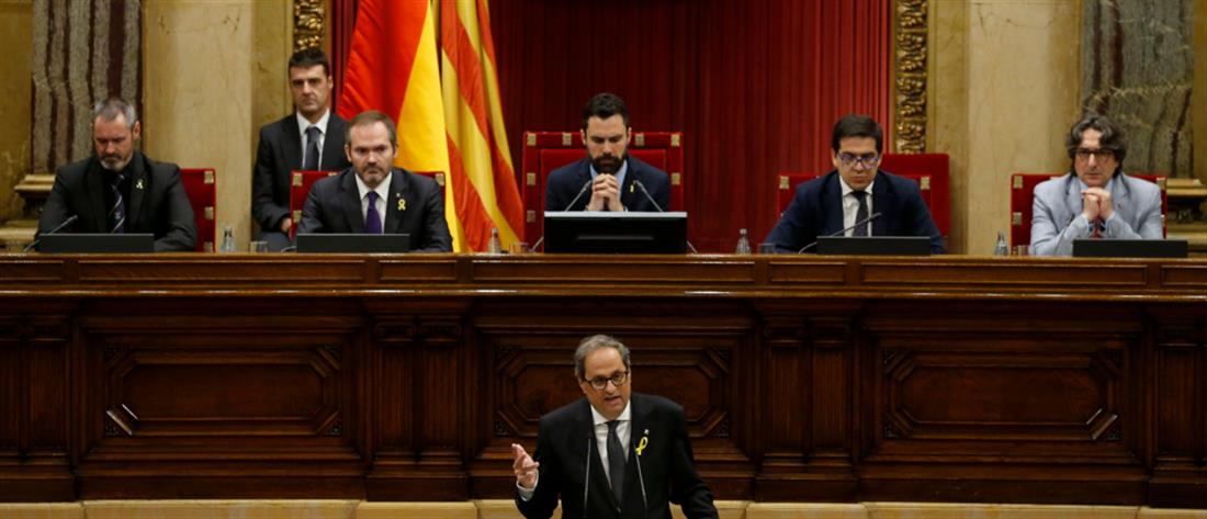 Ισπανία: αφαιρέθηκε η βουλευτική ιδιότητα του Προέδρου της Καταλονίας