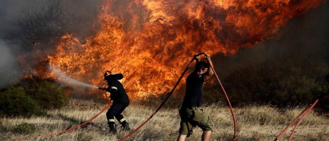Πυροσβεστική: “μάχη” με τις φλόγες σε δώδεκα μέτωπα