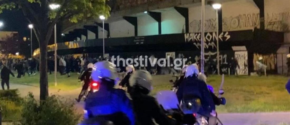 ΠΑΟΚ: ένταση με οπαδούς και αστυνομικούς στην Τούμπα (εικόνες)