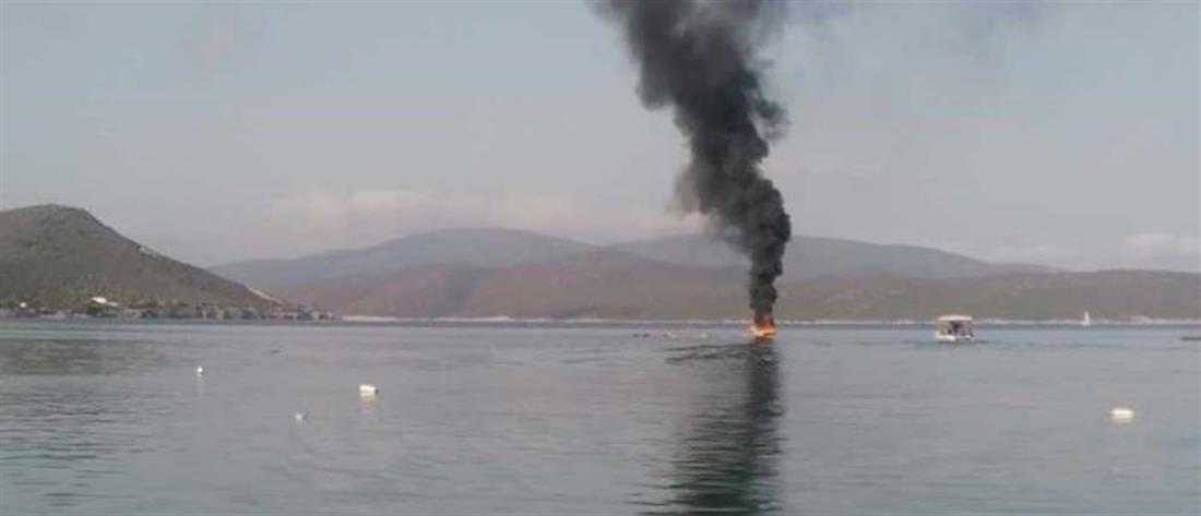 Μαρμάρι: Ισχυρή έκρηξη σε σκάφος
