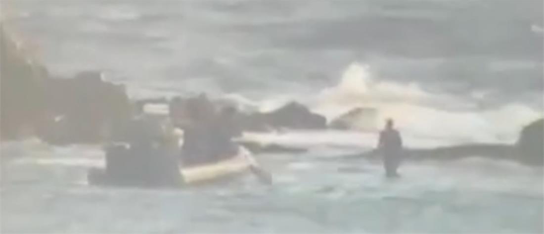 Εύβοια: Δεκάδες νεκροί στο ναυάγιο στον Στενό του Καφηρέα (βίντεο)
