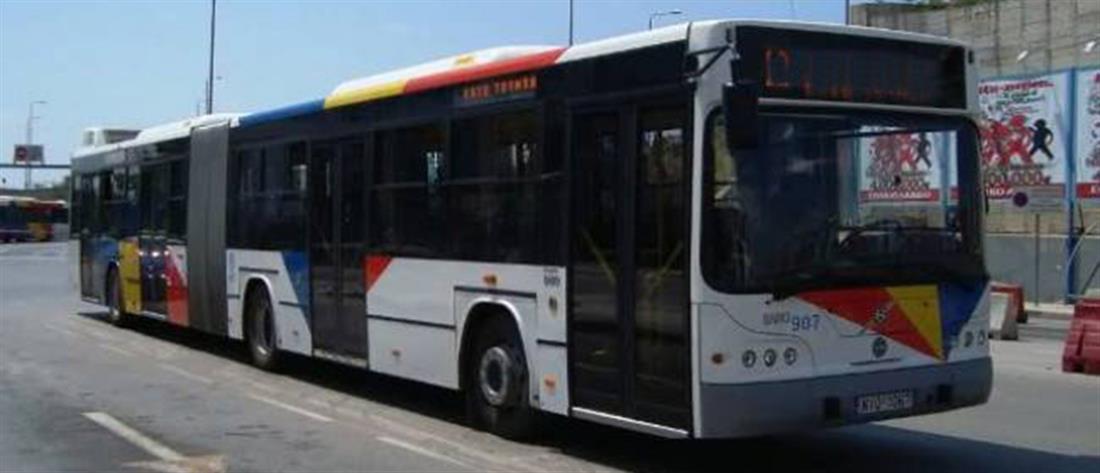 Λεωφορείο του ΟΑΣΘ ενεπλάκη σε καραμπόλα