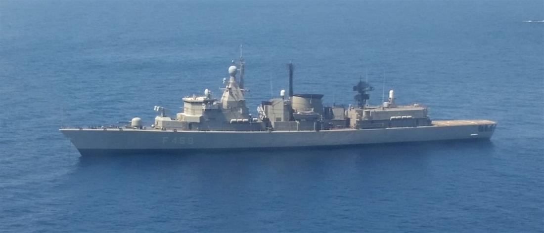 Πολεμικό Ναυτικό: Ελληνοαμερικανική συνεκπαίδευση νότια της Κρήτης (εικόνες)