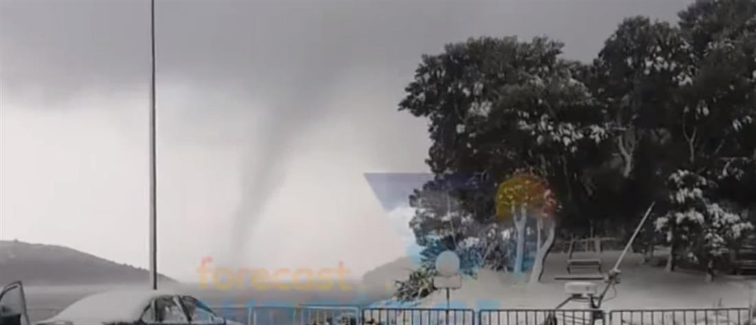Κακοκαιρία - Σκιάθος: Υδροστρόβιλο προκάλεσαν οι ισχυροί άνεμοι (βίντεο)