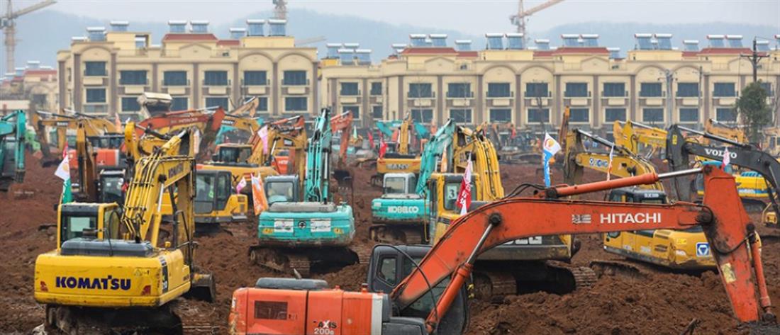 Κοροναϊός: χτίζουν, μέσα σε 6 ημέρες, νοσοκομείο στην Κίνα