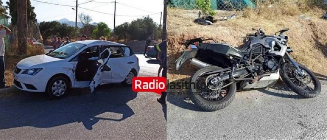 Τροχαίο στην Ιεράπετρα: Νεαρός μοτοσικλετιστής τραυματίστηκε σοβαρά