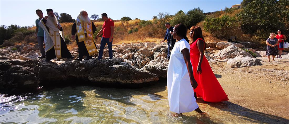 Κενυάτισσα βαπτίστηκε Χριστιανή στην Αργολίδα (εικόνες)