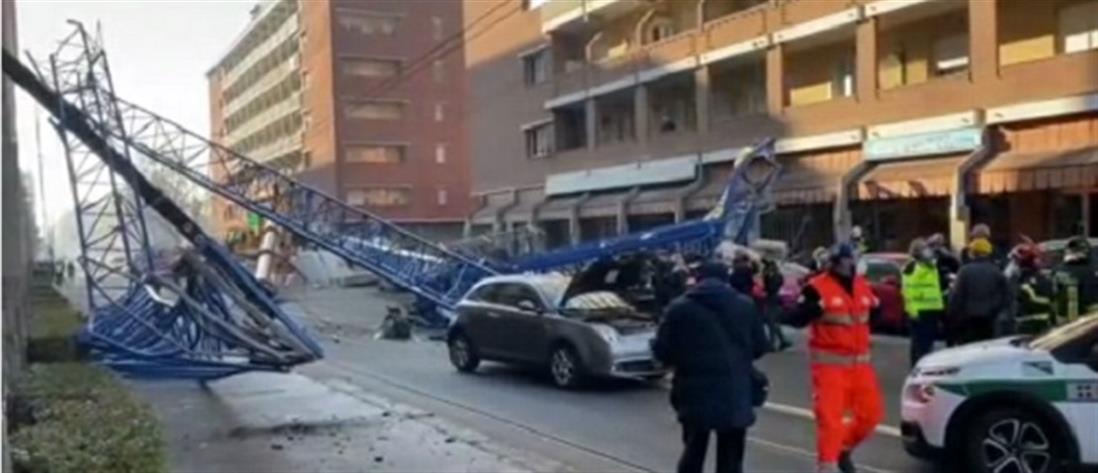 Τορίνο: Νεκροί εργάτες που καταπλακώθηκαν από γερανό (βίντεο)