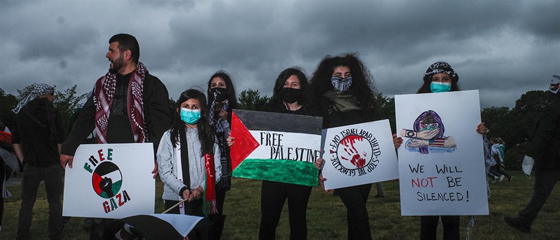 ΗΠΑ – Ουάσιγκτον: διαδήλωση υπέρ των Παλαιστινίων (εικόνες)