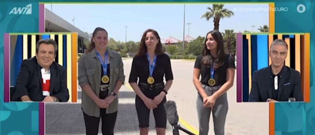 Οι αδερφές Πλευρίτου στον ΑΝΤ1 για τον θρίαμβο του Ολυμπιακού στο πόλο (βίντεο)