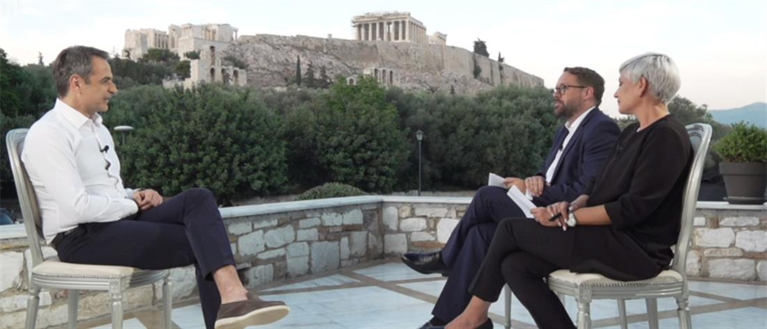 Μητσοτάκης στην Bild: Στην Ελλάδα φέτος θα έχουμε διπλάσιους τουρίστες από το 2020