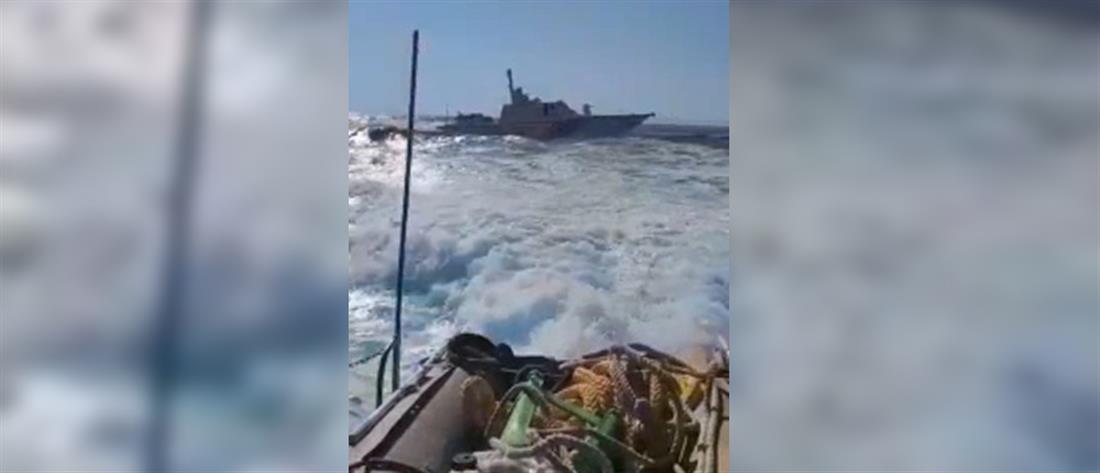 Φαρμακονήσι: Σκάφος της τουρκικής ακτοφυλακής παρενόχλησε ναυαγοσωστικό του Λιμενικού (βίντεο)
