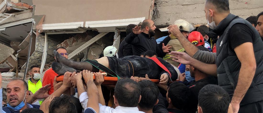 Σεισμός στην Σάμο: νεκροί, καταρρεύσεις και εγκλωβισμοί στην Τουρκία (βίντεο)