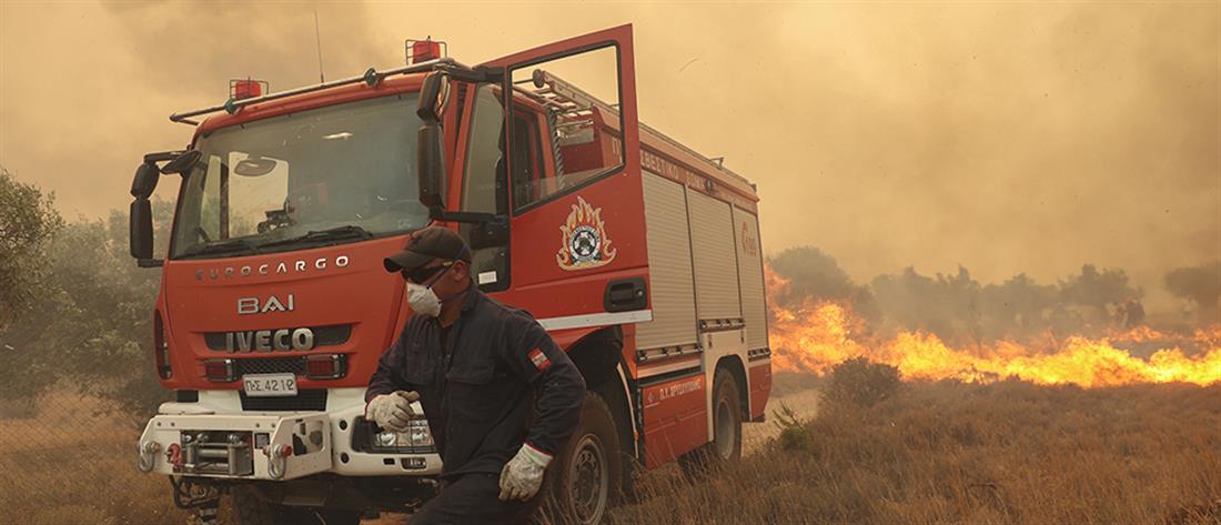 Φωτιές: Πολύ υψηλός κίνδυνος τη Δευτέρα σε τέσσερις περιφέρειες