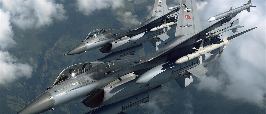 Νέες υπερπτήσεις τουρκικών F-16 πάνω από ελληνικά νησιά
