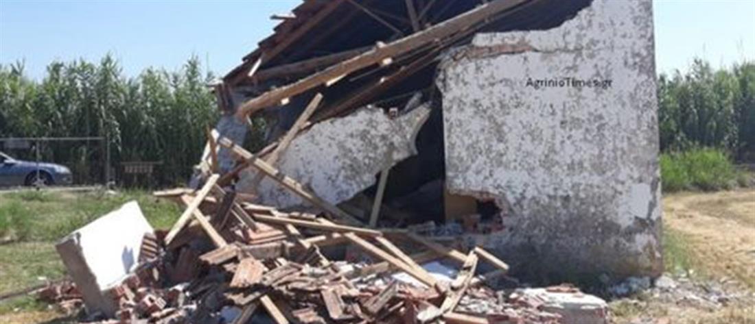 Εικόνες ντροπής: Ζευγάρι κατέστρεψε εκκλησάκι του Αγίου Νικολάου