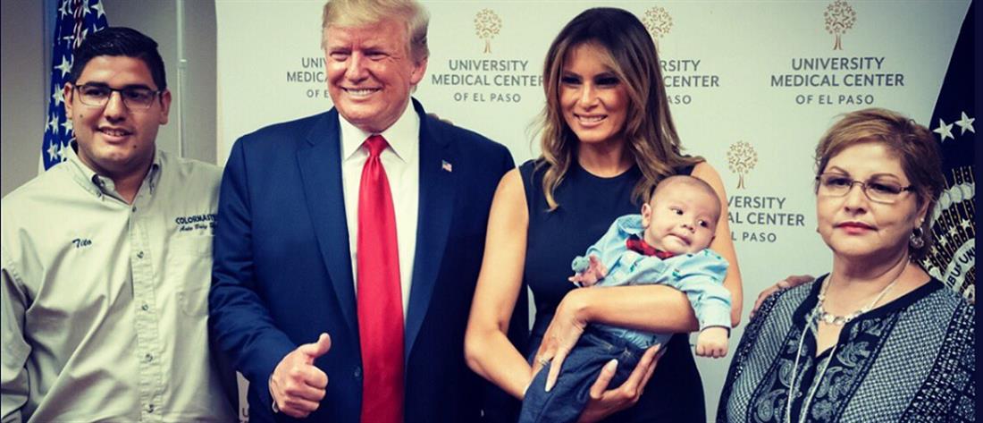 Σάλος με τη στάση του Τραμπ σε φωτογραφία με ορφανό μωρό του Ελ Πάσο