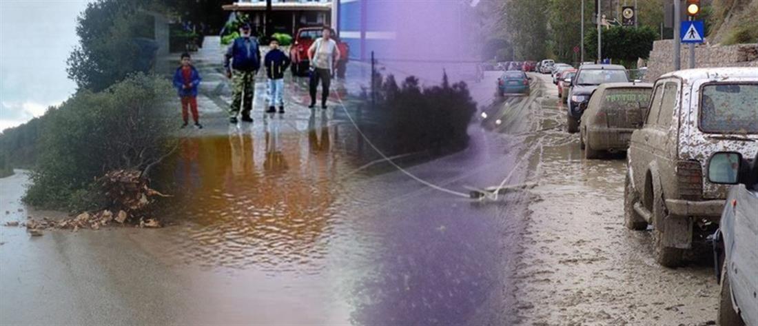 Πλημμύρες, καταστροφές και εγκλωβισμένοι από τη νέα κακοκαιρία