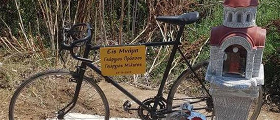Πτολεμαϊδα: Εκκλησάκι για τους ποδηλάτες που “θέρισε” αυτοκίνητο (εικόνες)
