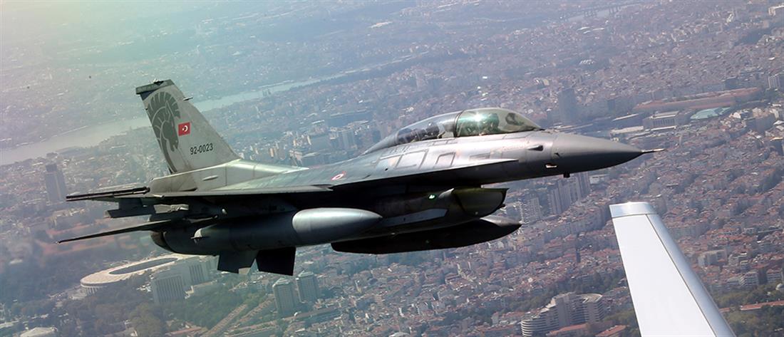 Υπερπτήση τουρκικού F-16 πάνω από τη Ζουράφα